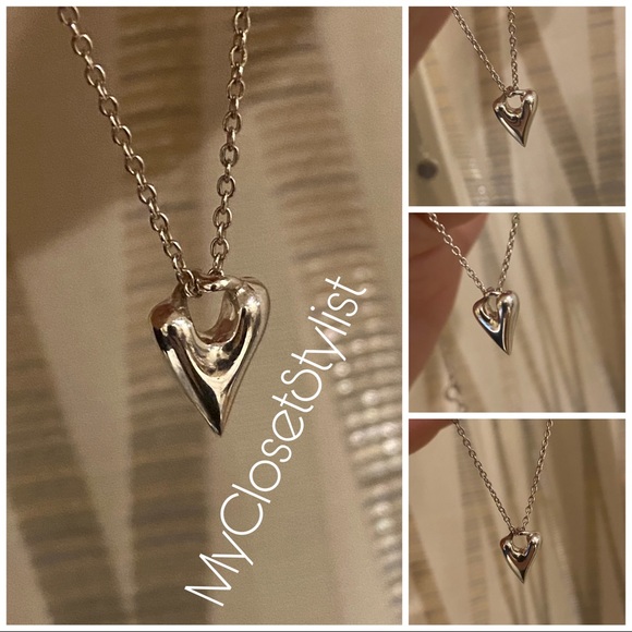 ROBERT LEE MORRIS Heart Sterling Pendent Necklace - Picture 3 of 3